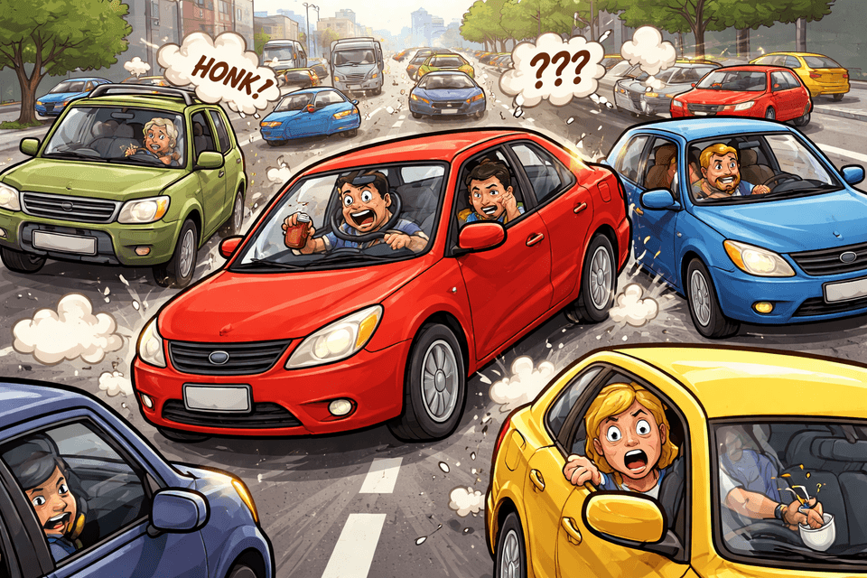 Bad Driving in Wiveliscombe (S9******)