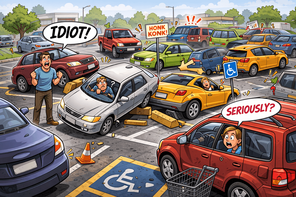 Crap Parking in Sandy (CN30 XLP)