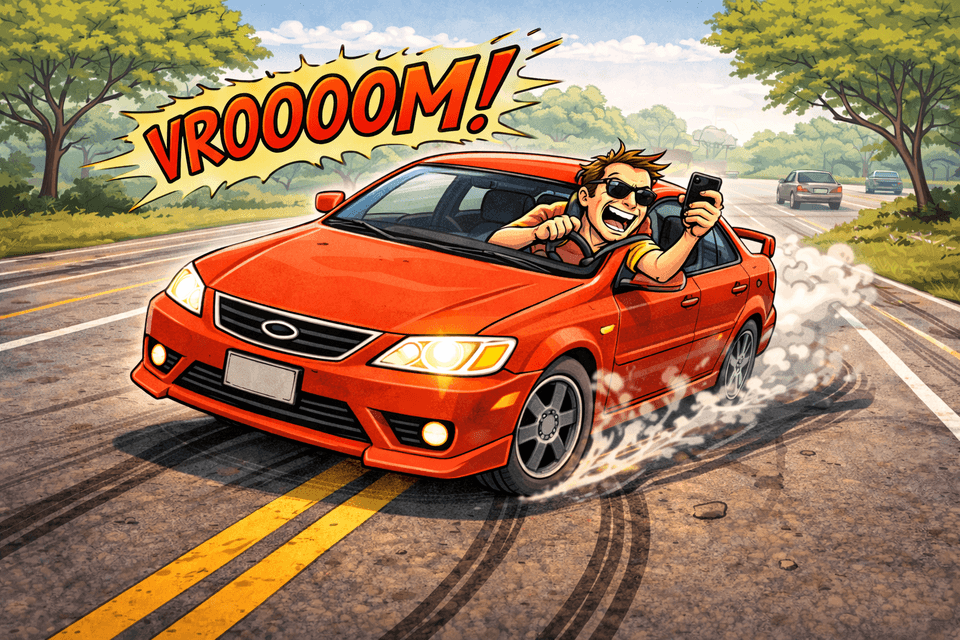 Tail Gating in Dundee (AA06 VTC)